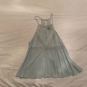 Forever 21 blue lace tank